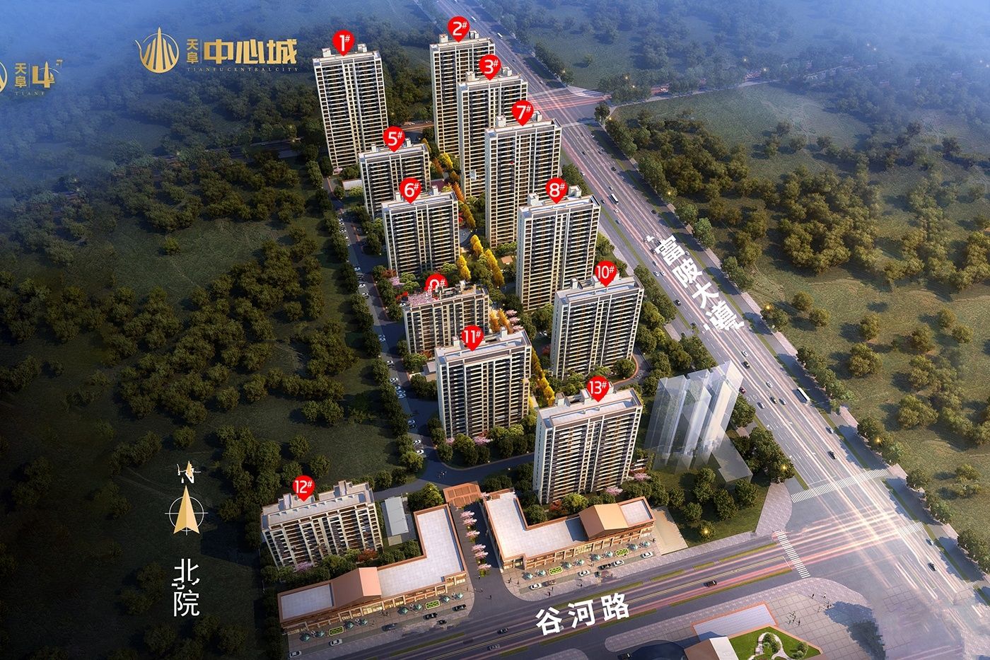 带着梦和远方走进阜南天阜中心城享受未来生活